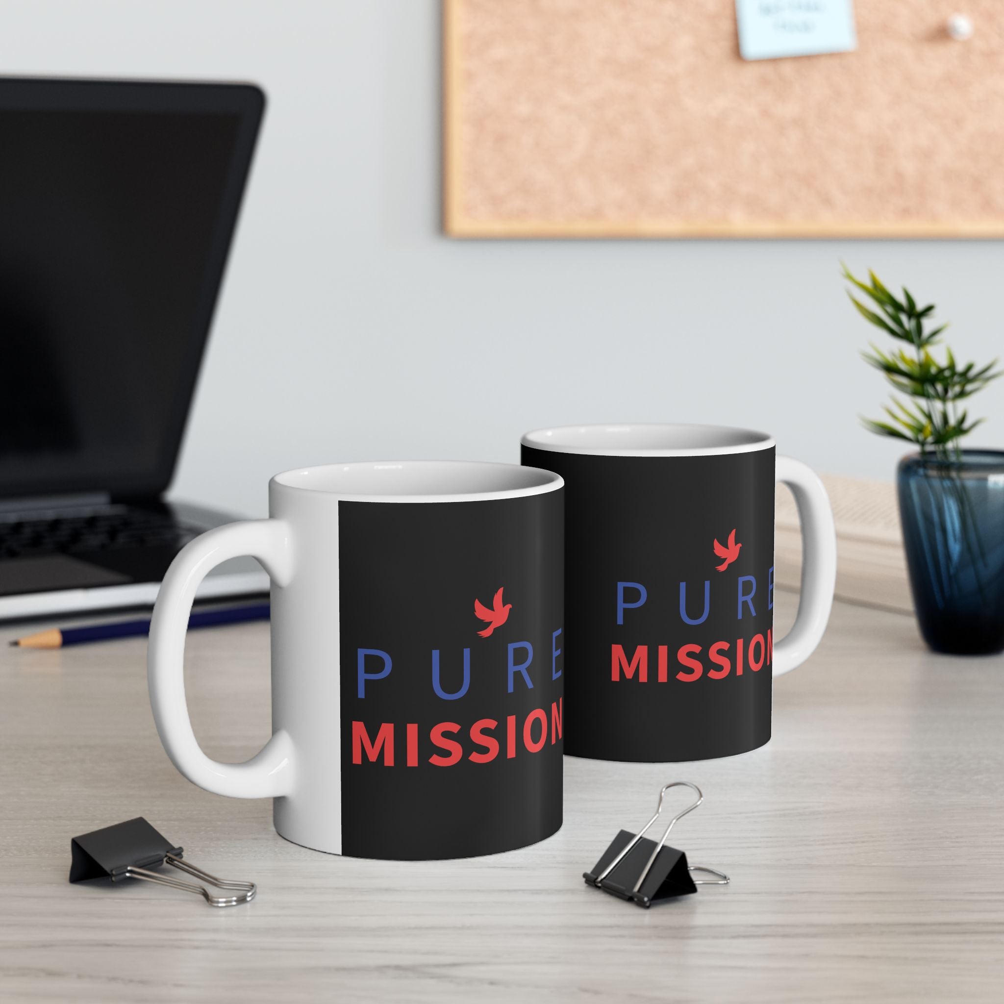 Pure Mission Coffee Mug (Black)