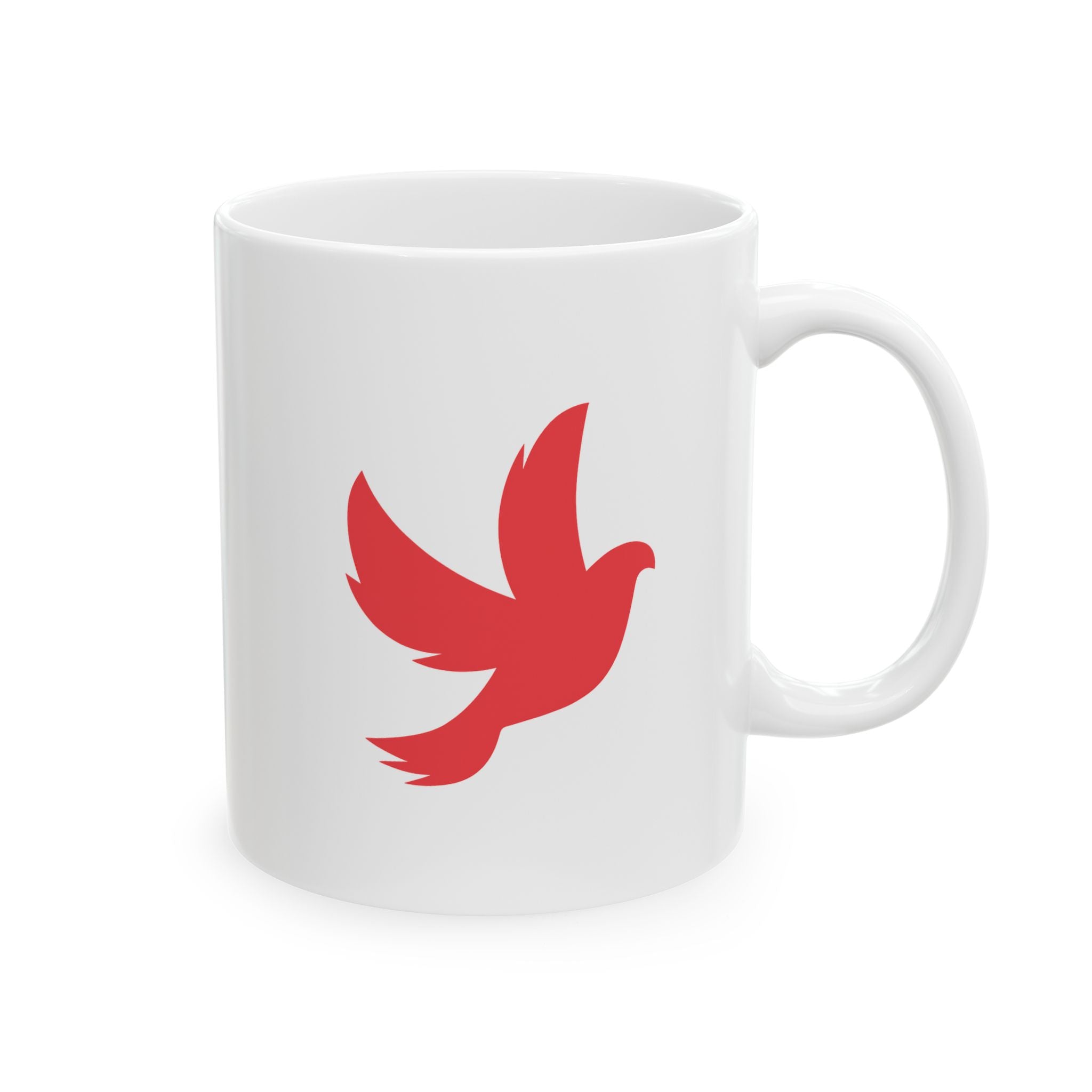 Pure Mission Dove Coffee Mug (White)