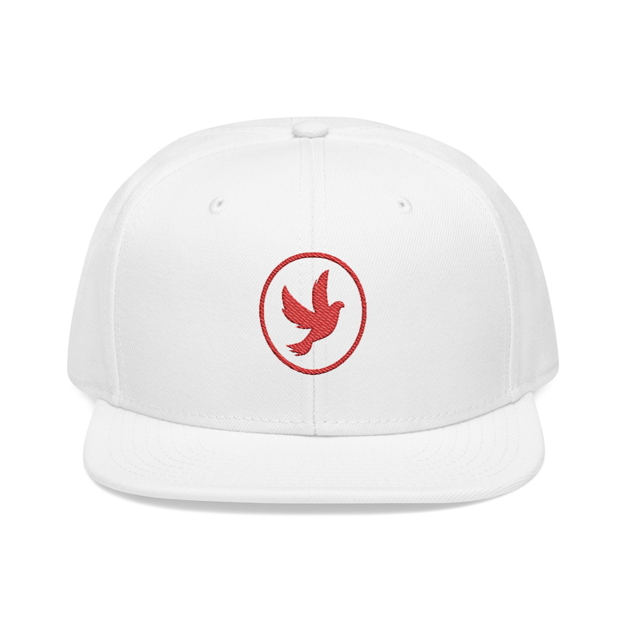 Pure Mission Dove Snapback Flat Bill Hat
