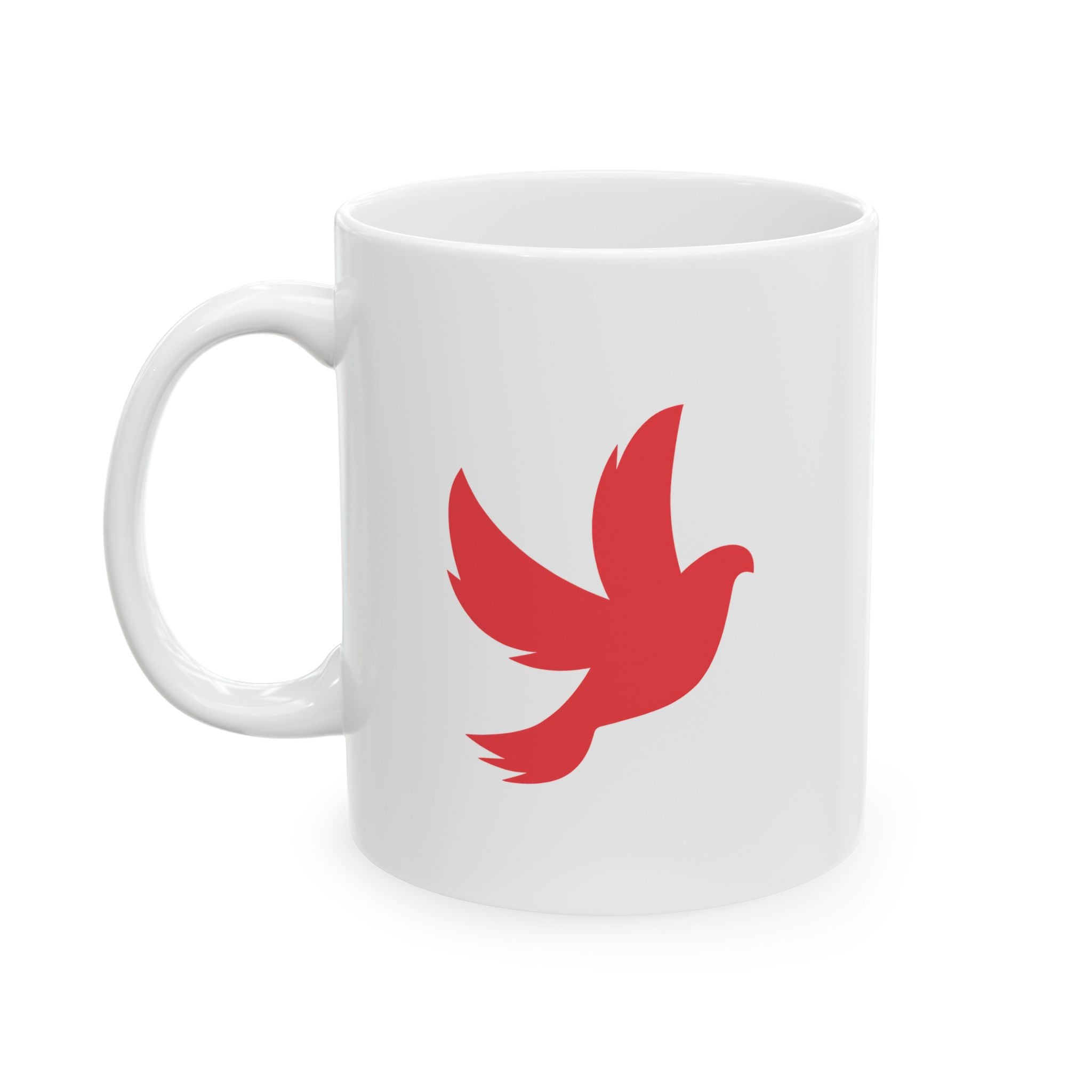 Pure Mission Dove Coffee Mug (White)